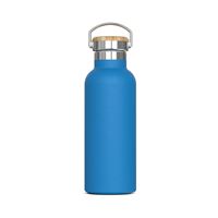 BOTTIGLIA TERMICA CON TAPPO IN BAMBOO 500 ML